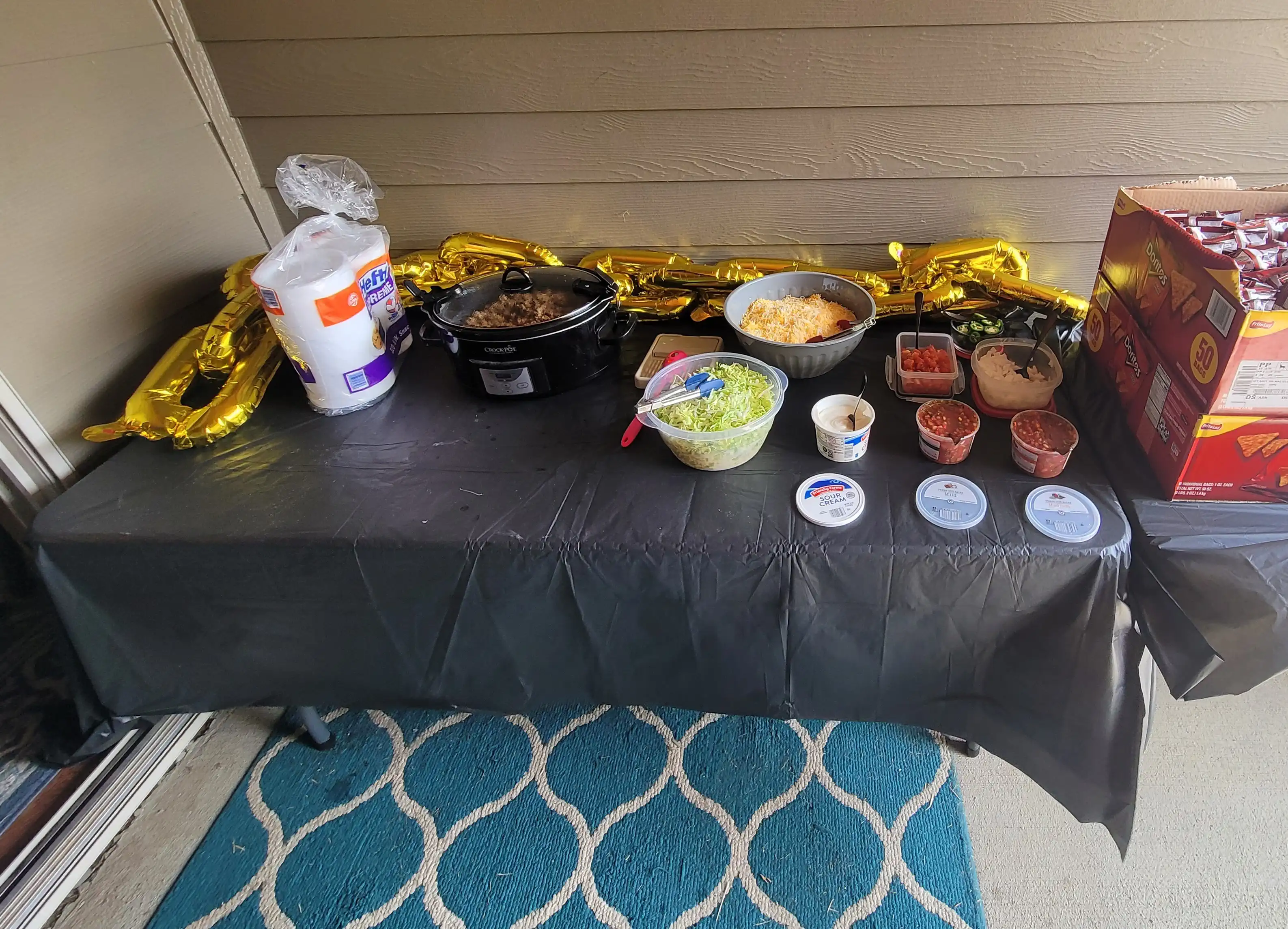 graduation party setup in Brandon, SD